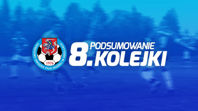 Podsumowanie 8 kolejki spotkań siedleckiej ligi okręgowej sezonu 2022