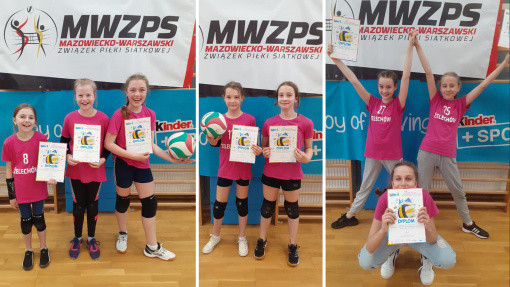 Najmłodsze siatkarki wystąpiły na Mistrzostwach Mazowsza w Mini Siatkówce - Kinder Joy of Moving &nbsp;2021
