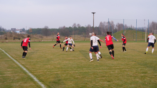 Wektra Zbuczyn - Sęp: wyjazdowa wygrana 2:3 po ciężkim meczu i golach Słyka, Jaworskiego oraz Gałkowskiego